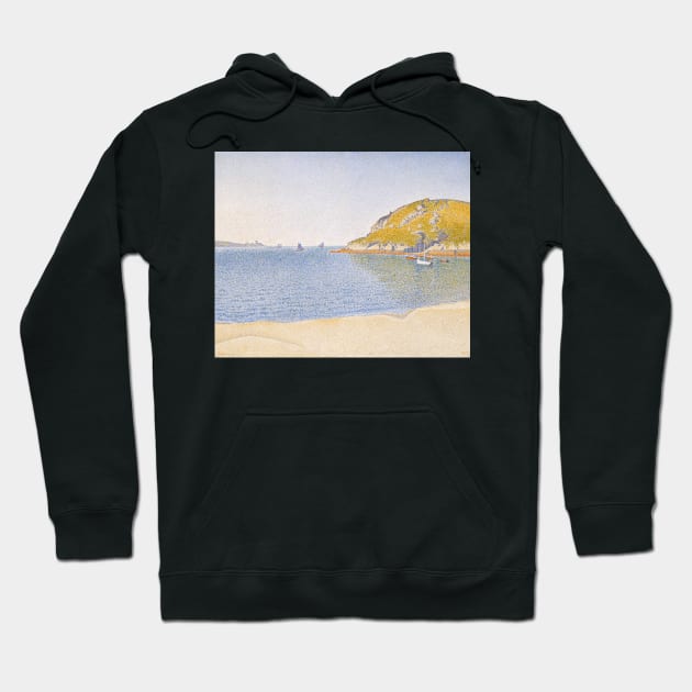 Port of Saint-Cast by Paul Signac Hoodie by Classic Art Stall